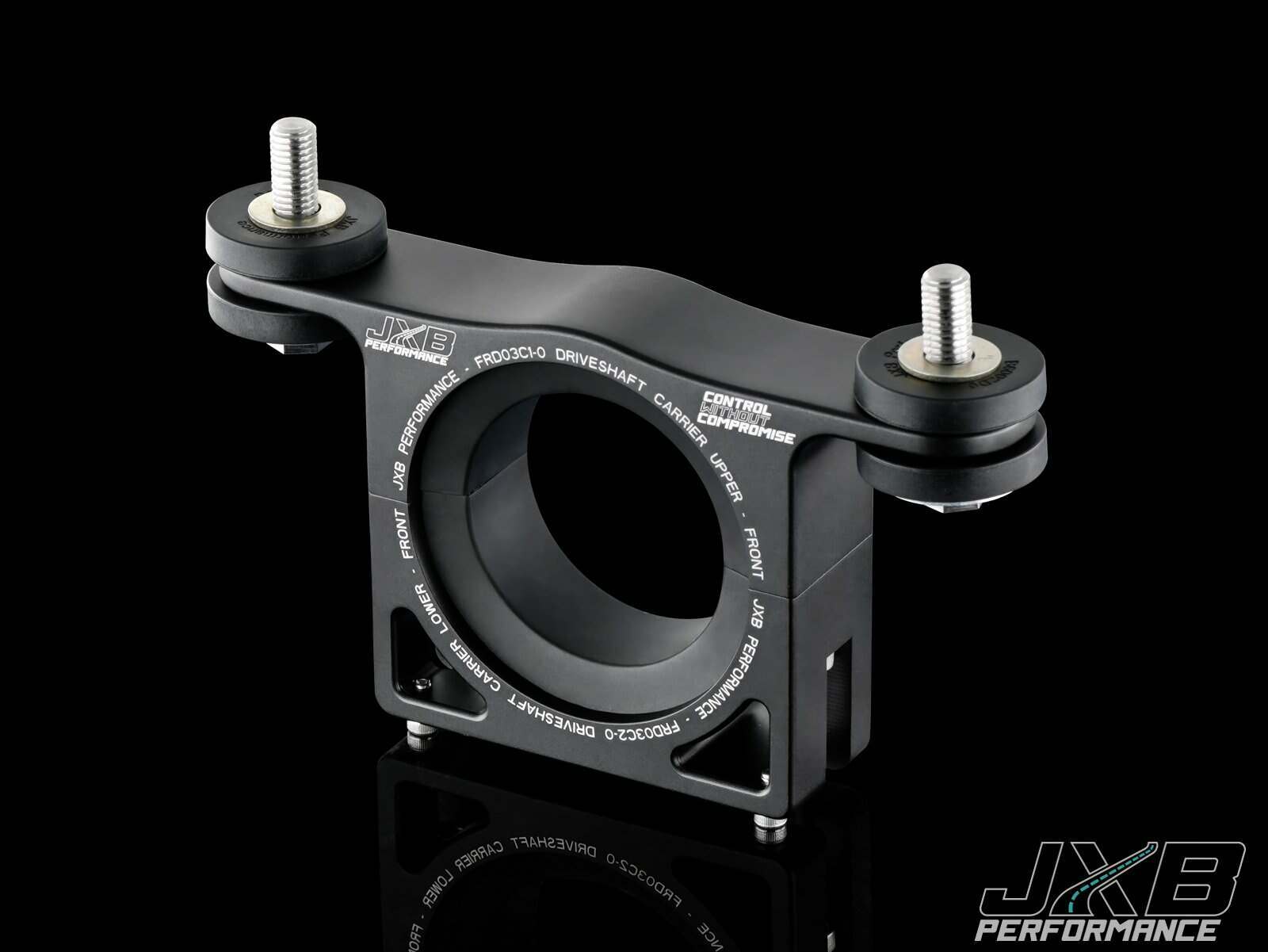 JXB Performance Driveshaft Carrier - S550 Mustang 2.3AT/3.7 - Street Bushings - FRD03A0-S
