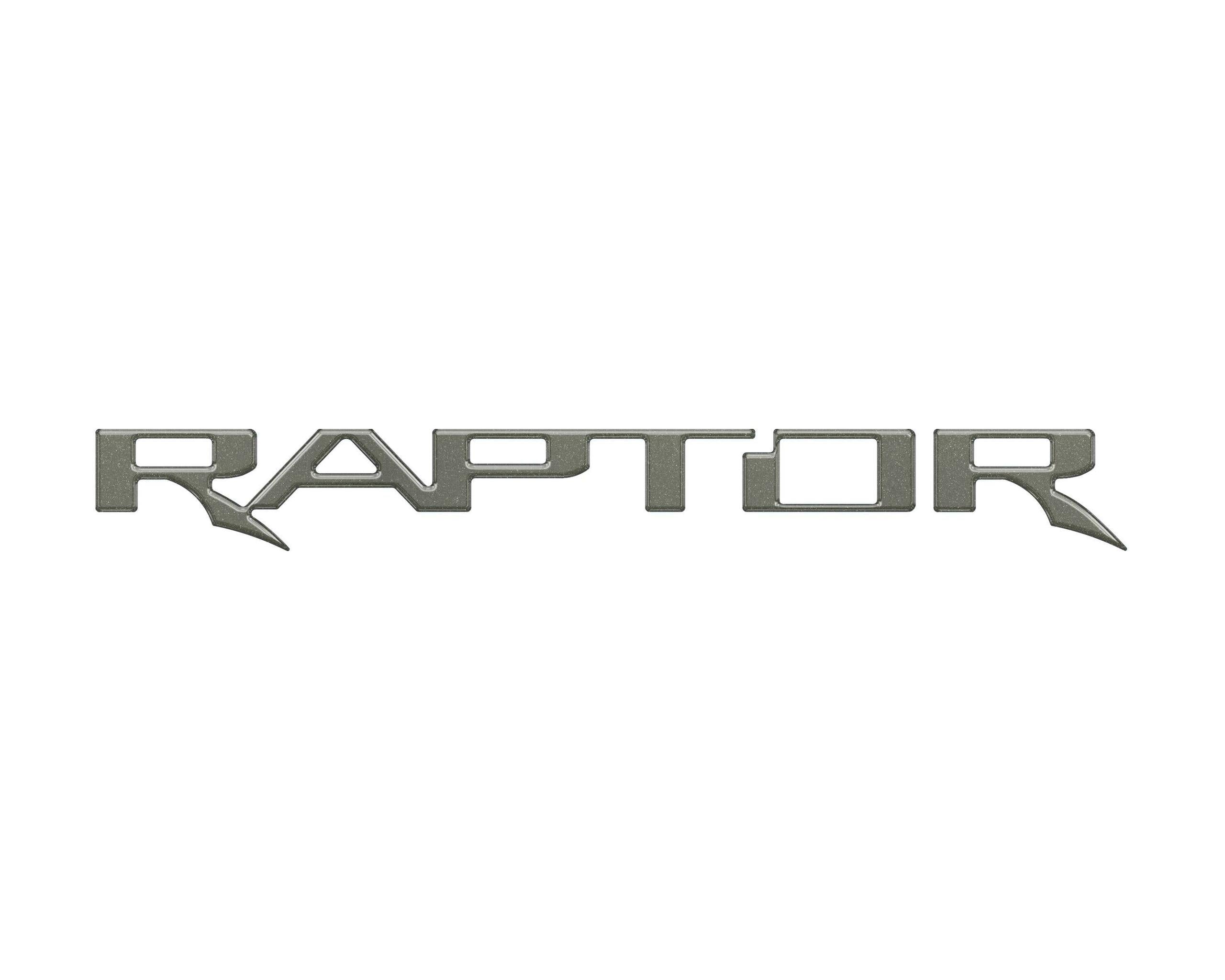 TUFSKINZ Raptor Tailgate Letter Inserts (2017-2023 F-150 Raptor) - FRD064-CAR-G