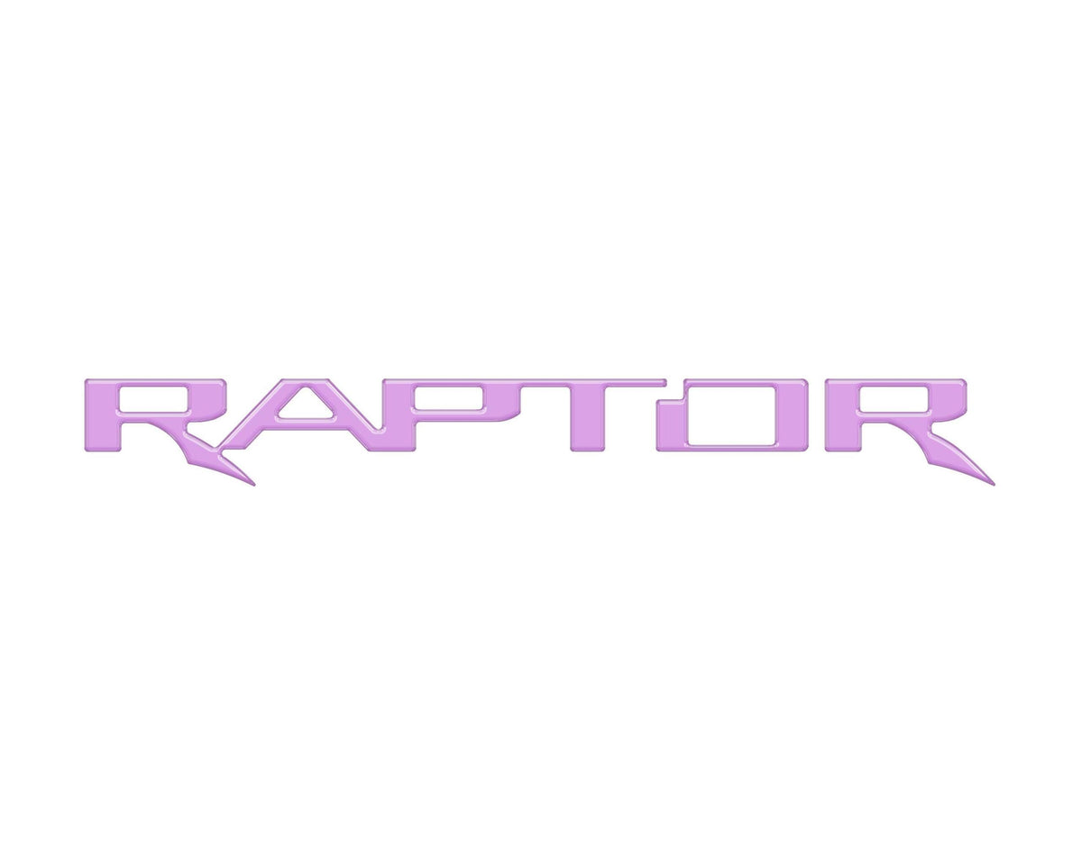 TUFSKINZ Raptor Tailgate Letter Inserts (2017-2023 F-150 Raptor) - FRD064-PUR-G