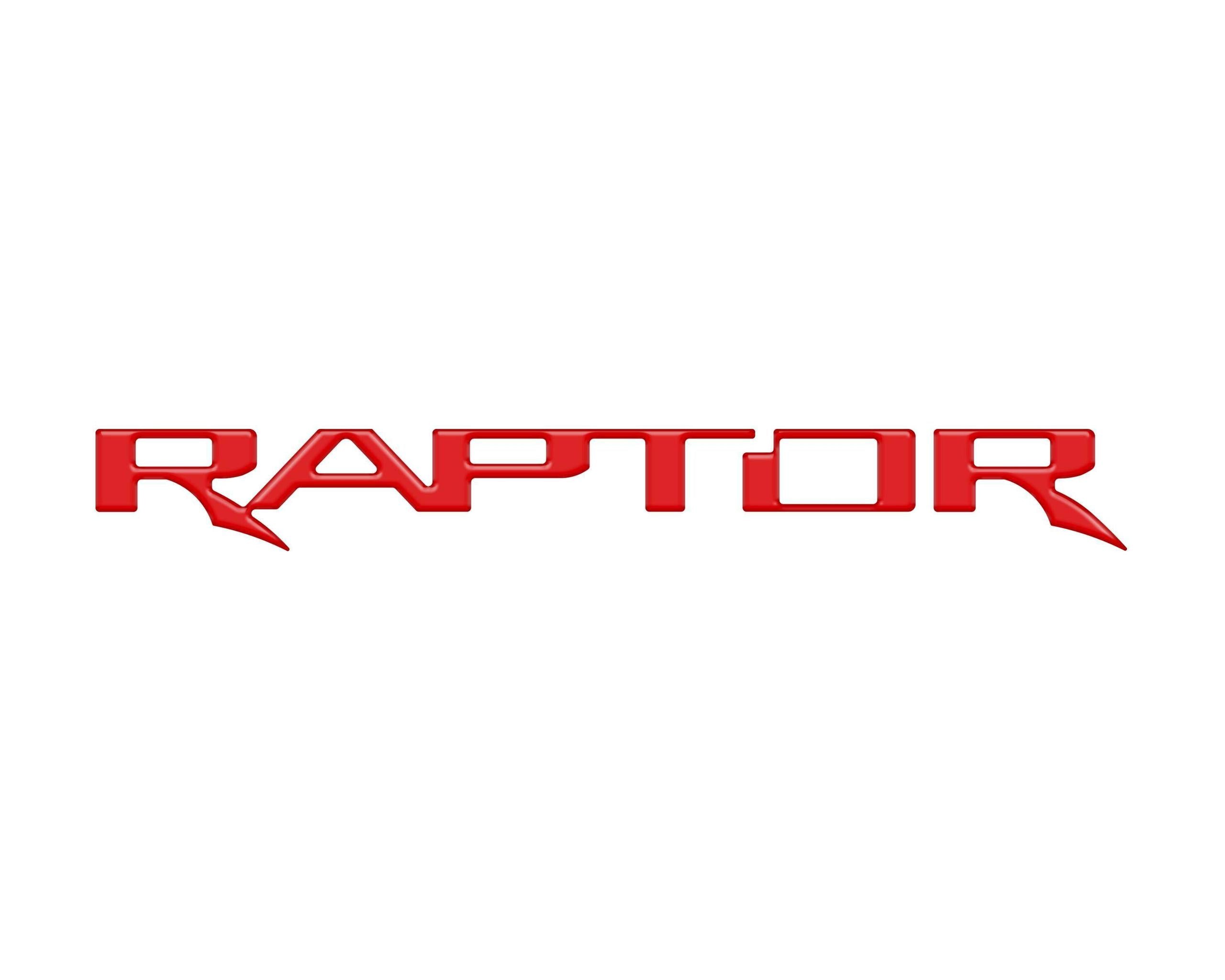 TUFSKINZ Raptor Tailgate Letter Inserts (2017-2023 F-150 Raptor) - FRD064-RED-M