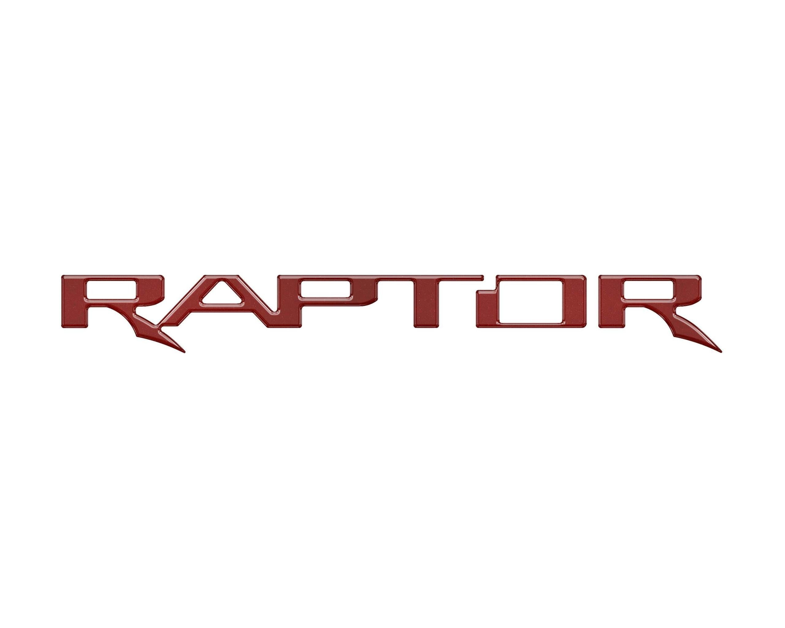 TUFSKINZ Raptor Tailgate Letter Inserts (2017-2023 F-150 Raptor) - FRD064-RPR-G