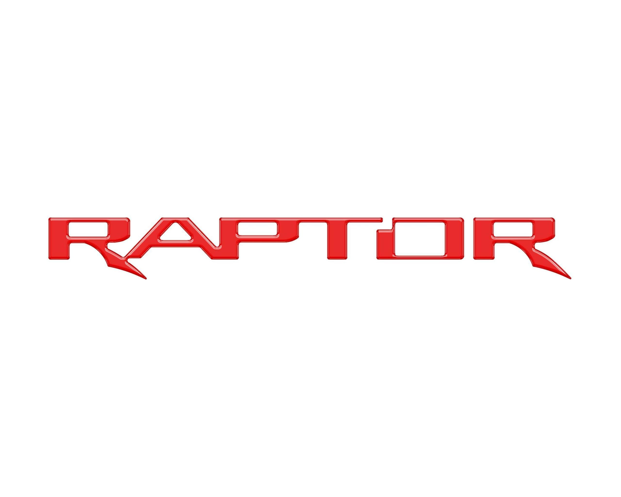 TUFSKINZ Raptor Tailgate Letter Inserts (2017-2023 F-150 Raptor) - FRD064-RRD-G