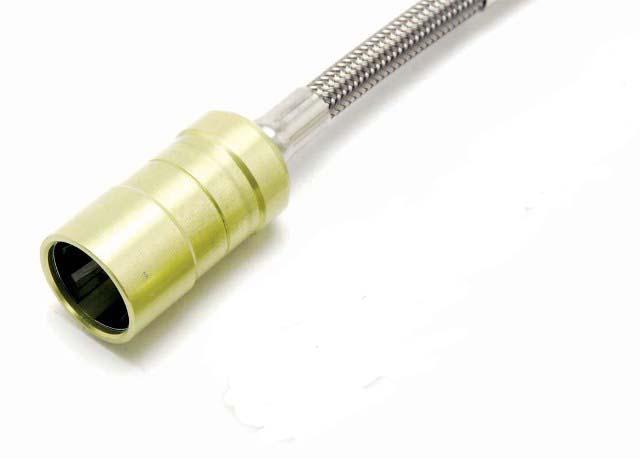 McLeod Racing Quick Disconnect Female End To AN-4: 17" Steel Braided Line - 139203-17