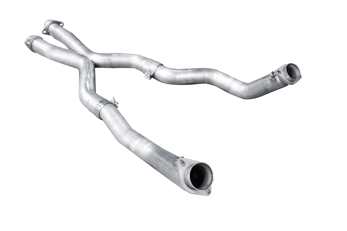 Fox Body Mustang Down Pipes - X-Pipe, 3"