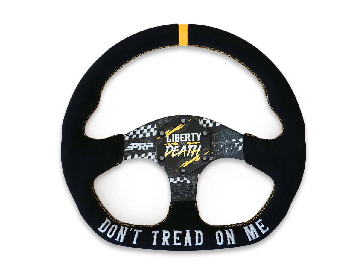 PRP Seats PRP Steering Wheel Center Cap Liberty or Death - G100-TR3