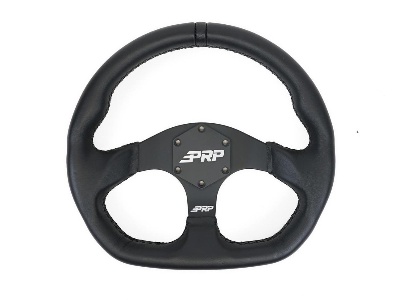 PRP Seats Comp R Leather Steering Wheel 13 Inch Diameter Black - G240