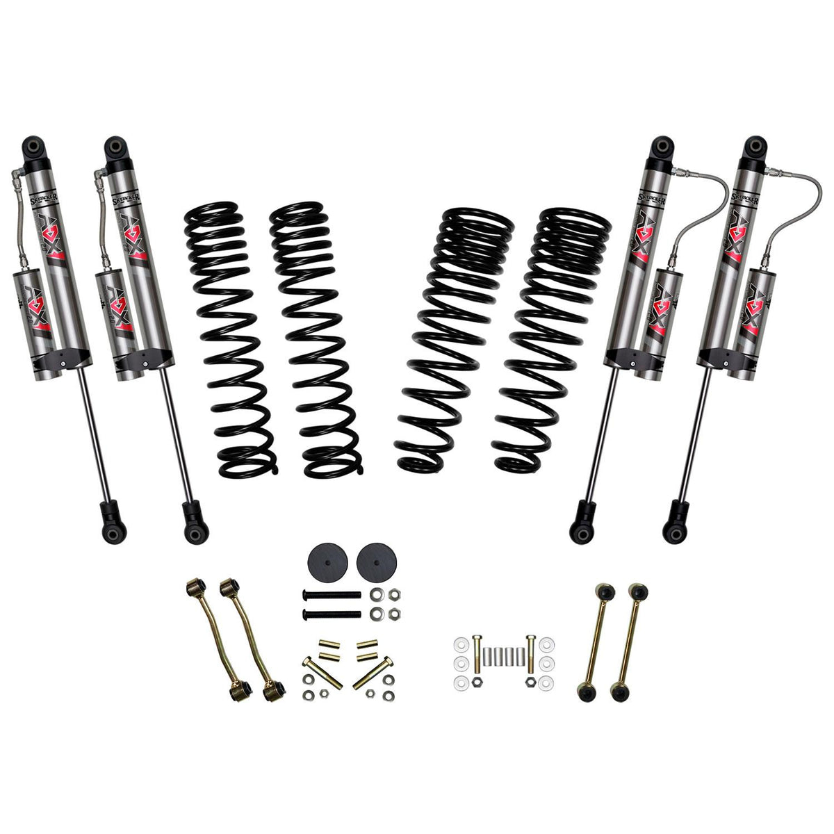Skyjacker 2.5 In. Suspension Lift System With Adx 2.0 Remote Reservoir Shocks. (2020-2022 Gladiator Rubicon) - G251RKXLT