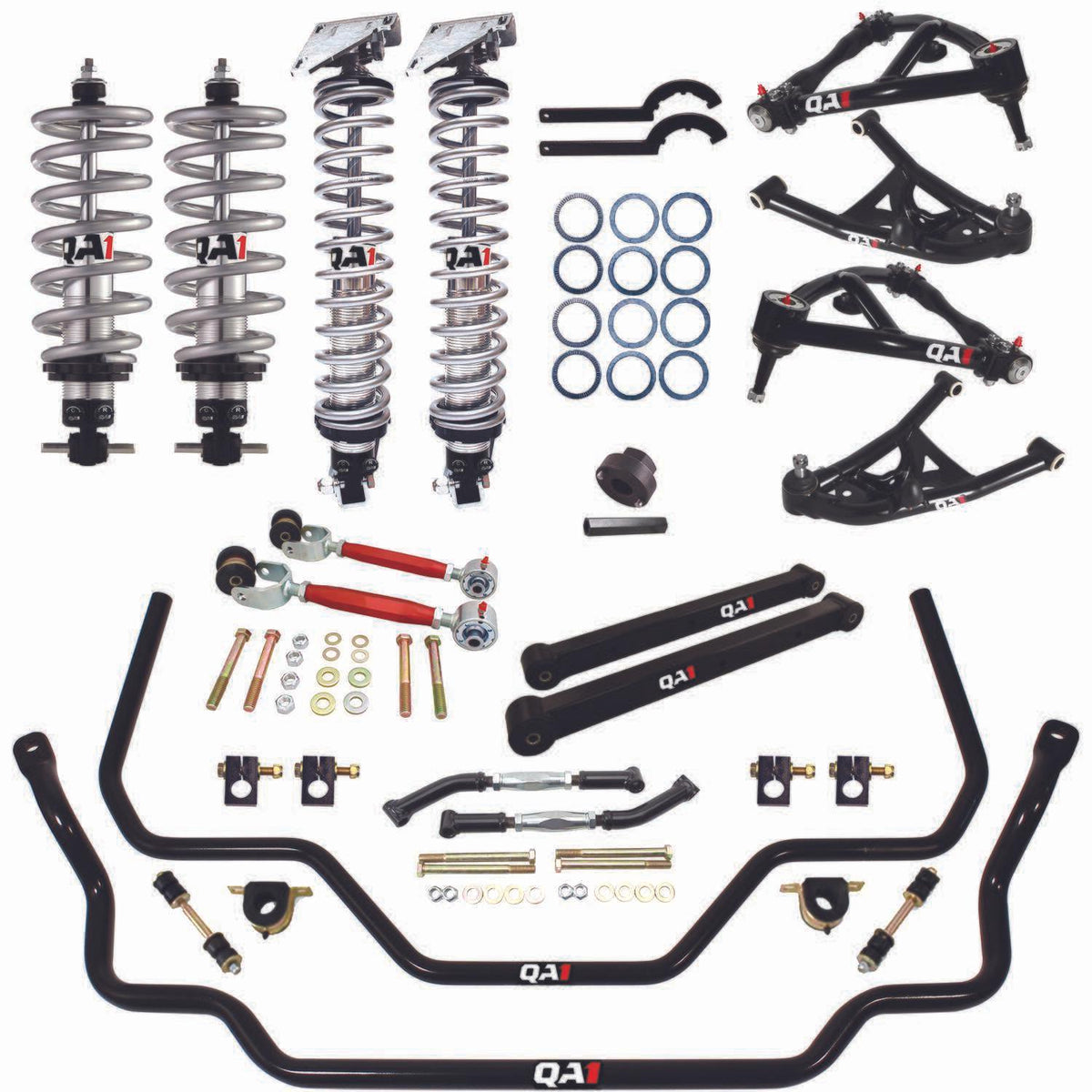 QA1 Handling Kit 2.0, Level 2, Gm A-Body 68-72 Gm A-Body, W/ Shocks (1968-1972 Pontiac, Buick, Chevrolet, GMC, Oldsmobile Fitment) - HK22-GMA2