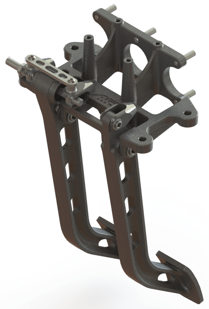 AFCO Aluminum Brake Pedal Reverse Swing Mt. 6.25: 1 Ratio AFCO - 6610000