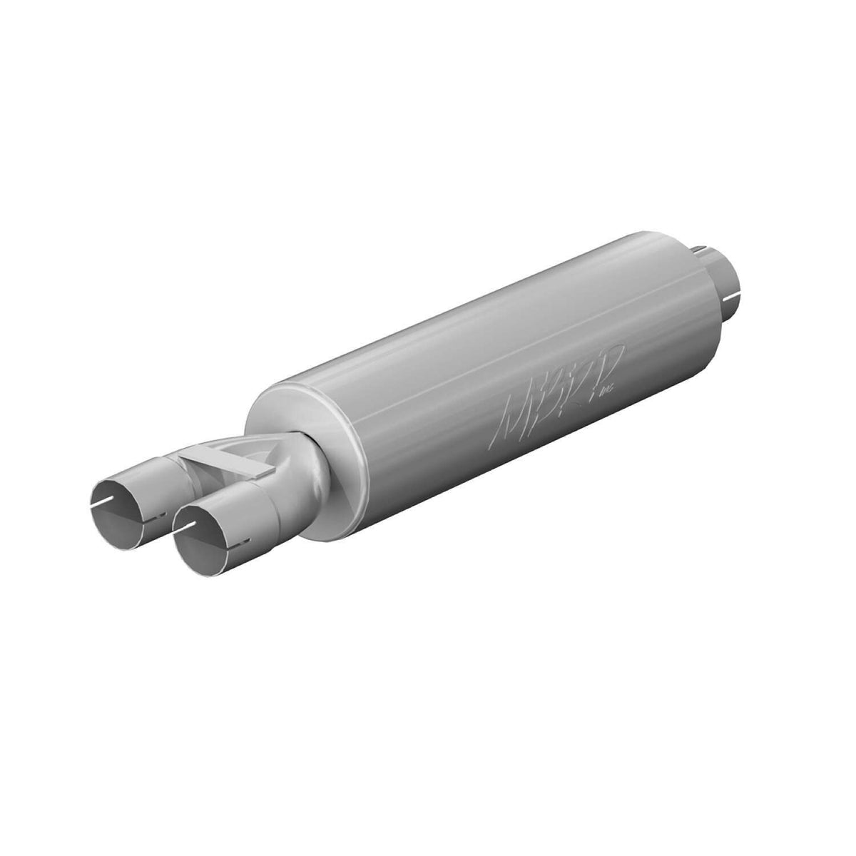 MBRP 3In. Id Inlet/Dual 2.5In. Id Outlet. 30In. Muffler. Mild Tone. Al - GP120810