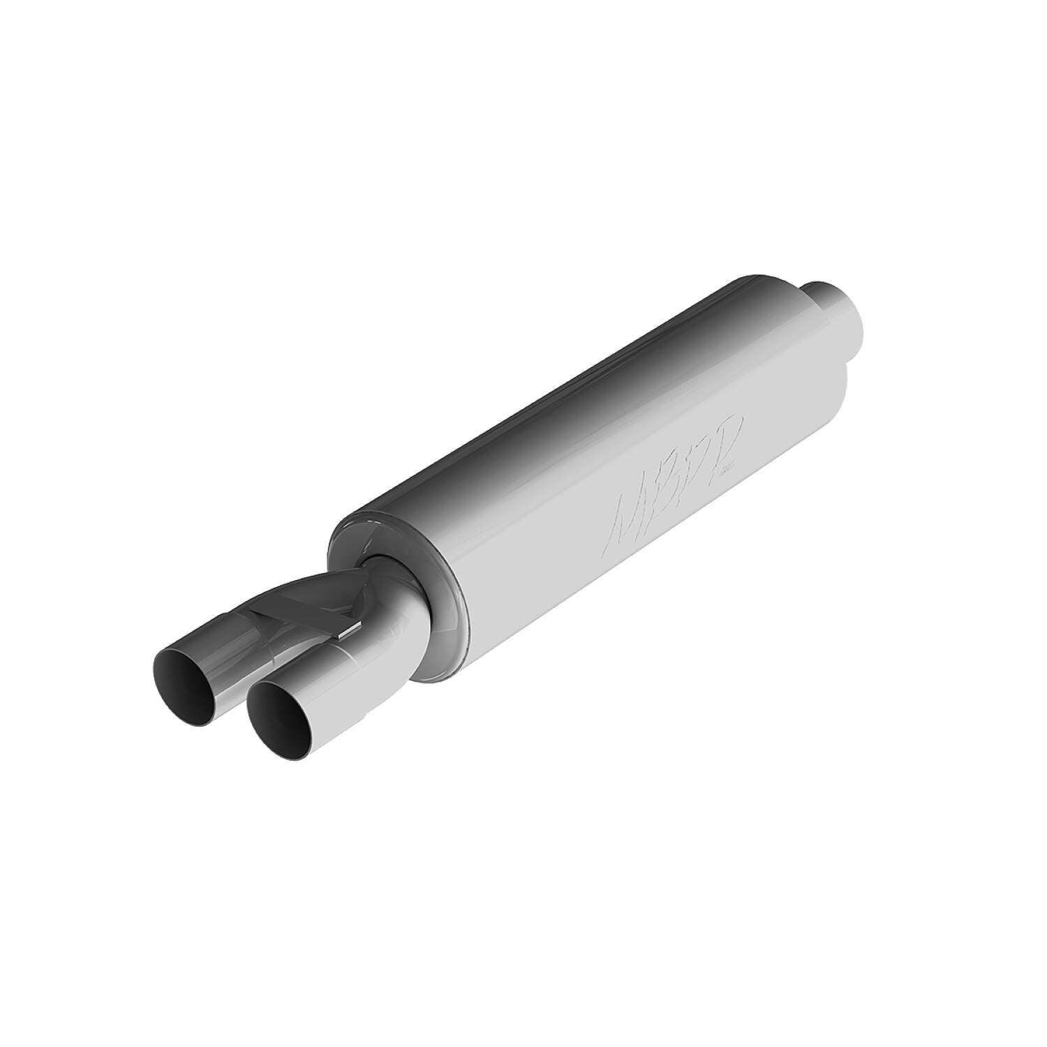 MBRP 3In. Id Inlet/Dual 2.5In. Id Outlet. 30.5In. Chambered Muffler. Al - GP122107