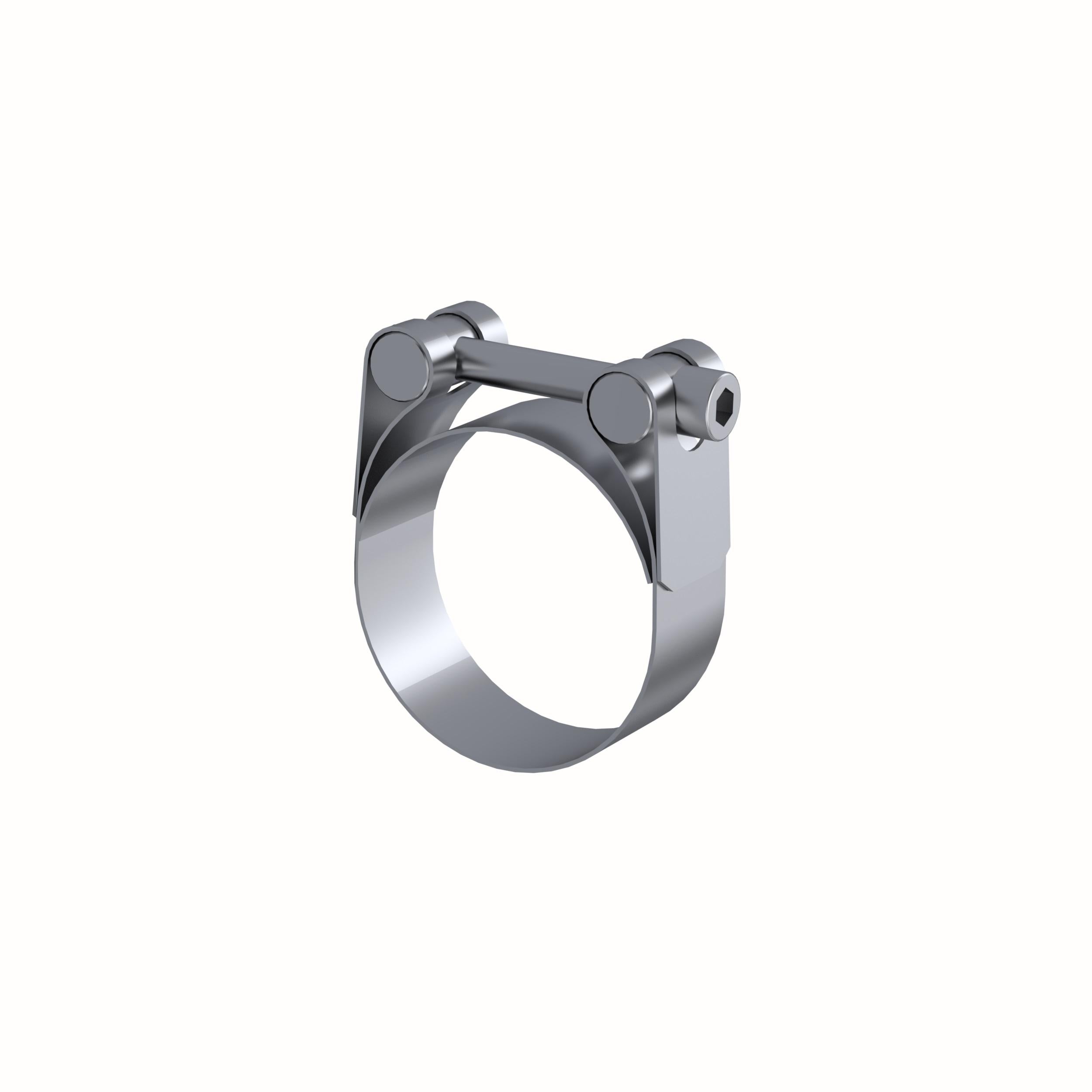 MBRP 1.875In. Barrel Band Clamp-Stainless - GP20188