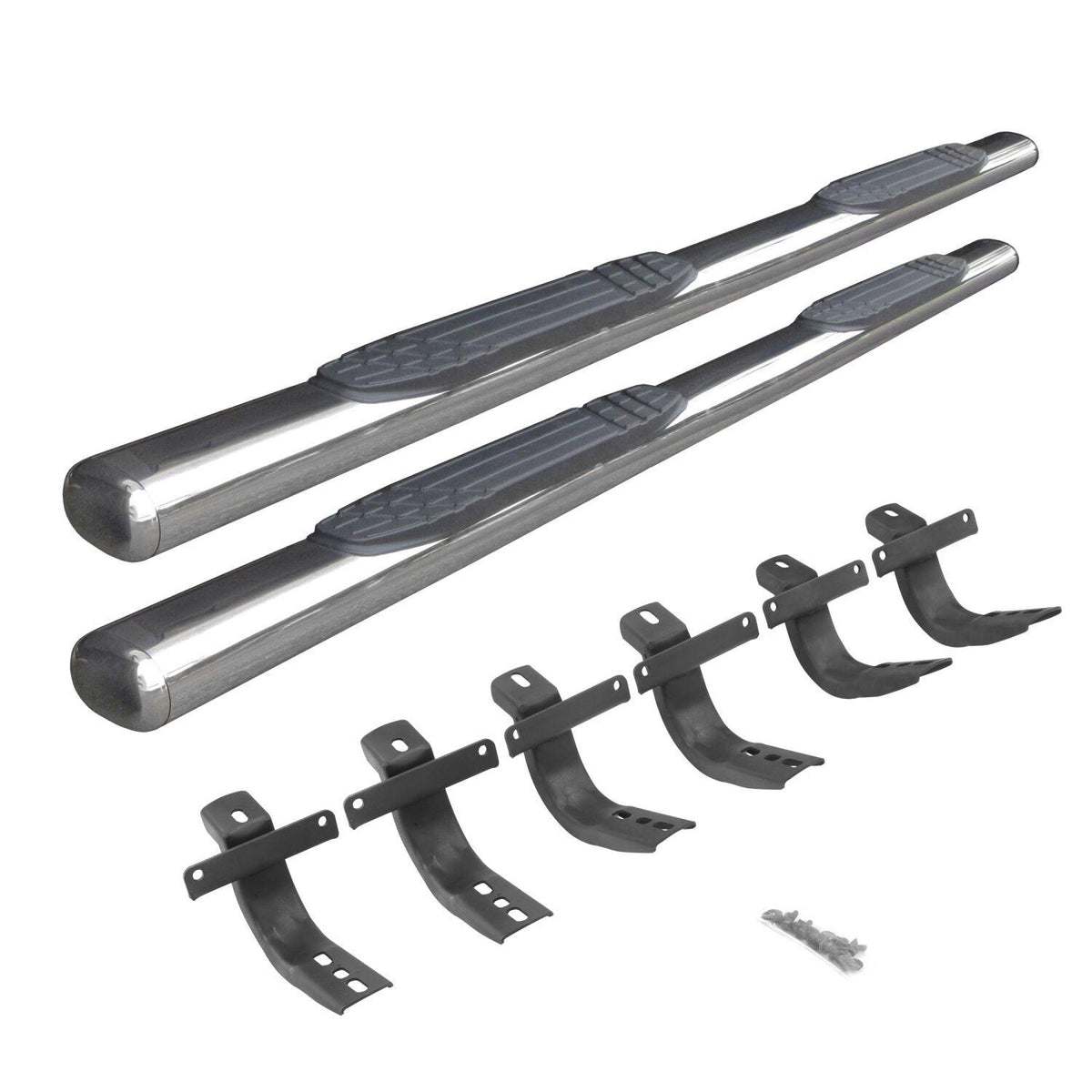 Go Rhino 4" 1000 Series - Complete kit: Sidestep + Brackets (Bronco) - 104412973PS