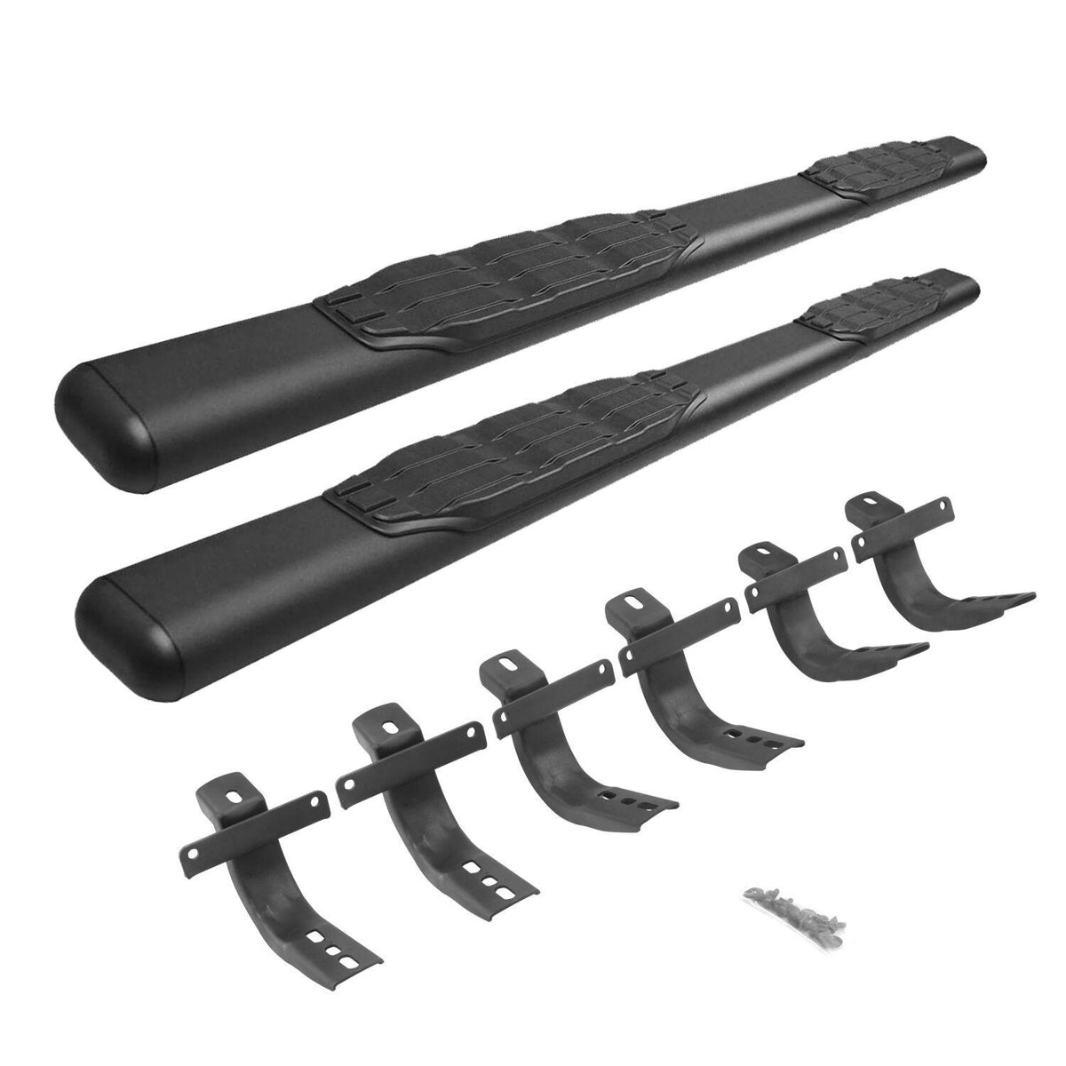 Go Rhino 5" 1000 Series - Complete kit: Sidestep + Brackets (Bronco) - 105412973T