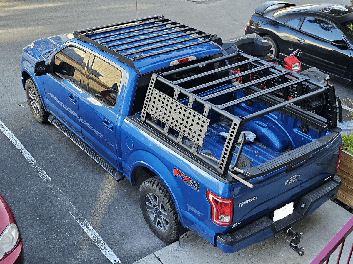 Go Rhino Xrs Overland Xtreme Rack - Full-Size Trucks (2014-2024 Ram, Chevrolet, GMC, Ford, Toyota Fitment) - 5952000T