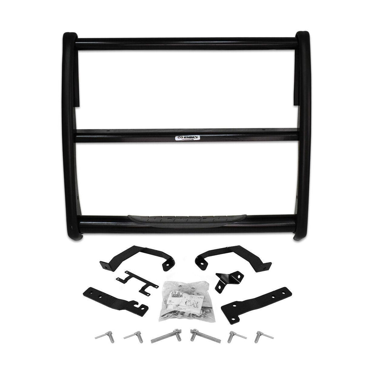 Go Rhino 3000 Series StepGuard - Center Grille Guard only with Black Powdercoat finish (1999-2004 Excursion, F-250 Super Duty, F-350 Super Duty) - 3364B