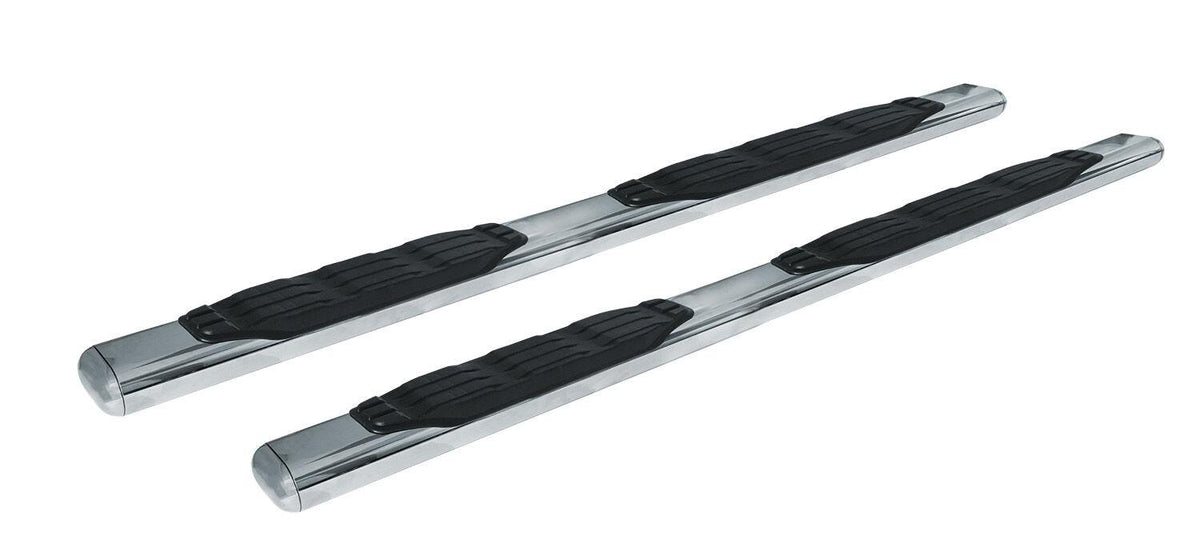 Go Rhino 5" 1000 Series  Oval Side Steps - Polished Stainless Finish - Bars only - 10587PS