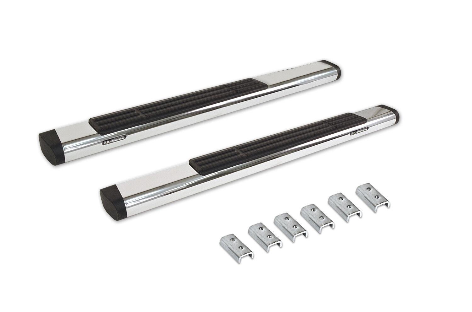 Go Rhino 6" OE Xtreme SideSteps (6" - 52" Long - Stainless side bars) - 660052PS