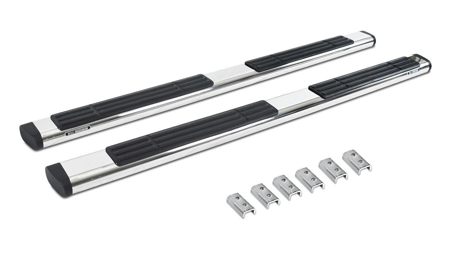 Go Rhino 6" OE Xtreme Side Steps - 80" Long - Stainless steel finish - Bars Only - 660080PS