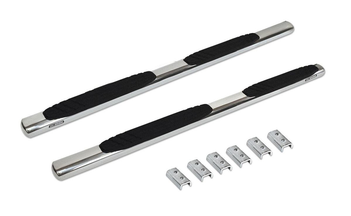 Go Rhino 4" OE Xtreme Side Steps with Mounting Brackets Kit - Polished Stainless - 684404580PS