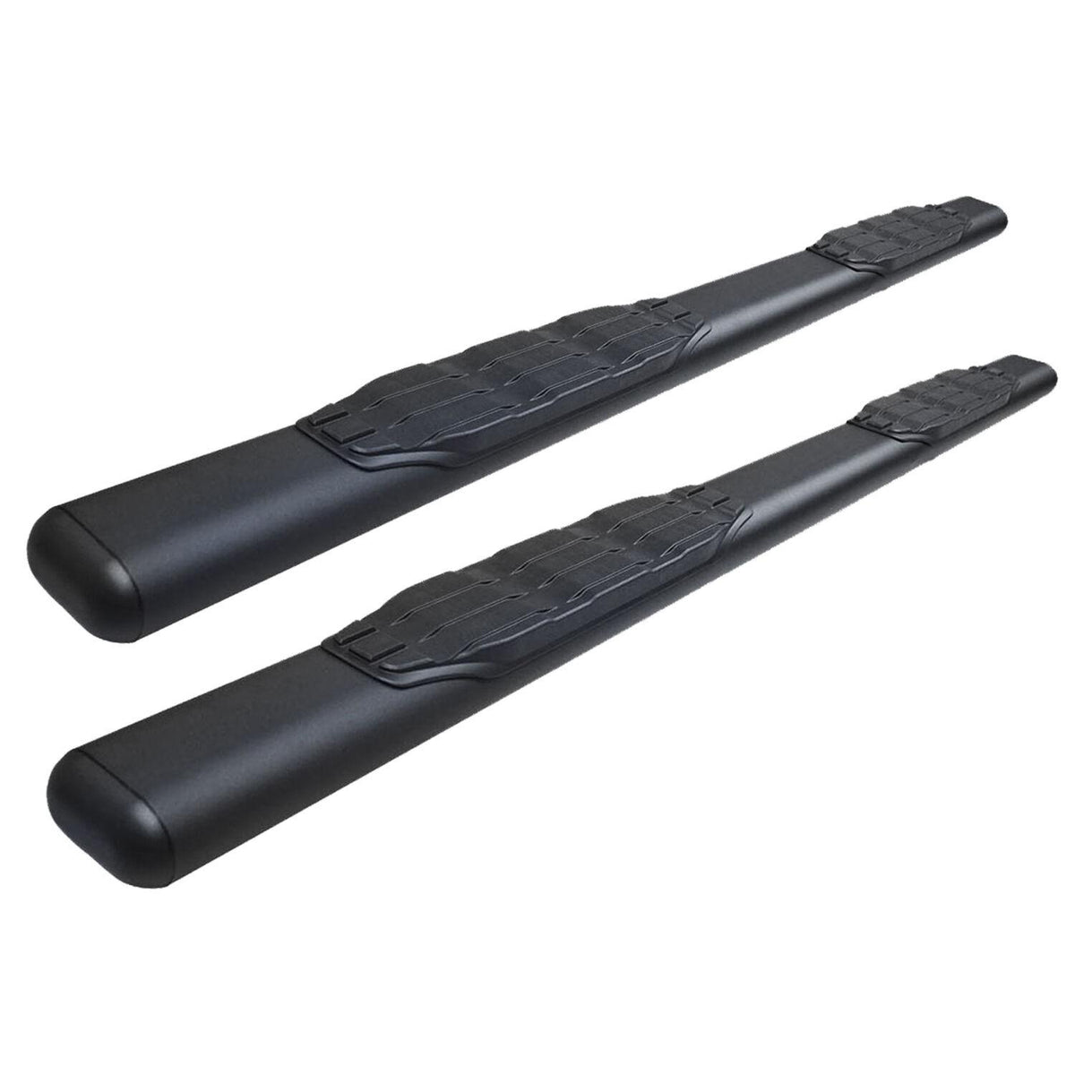Go Rhino 5" 1000 Series Oval Side Steps - Textured Black Finish - Bars only - 10587T
