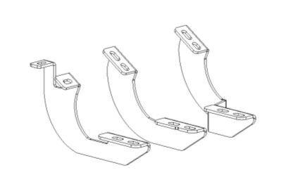 Go Rhino V-Series V3 Rb Side Steps And Rb Slim Side Steps-Mounting Brackets&Amp;Doublecabonly (2024 Tacoma) - 6944326