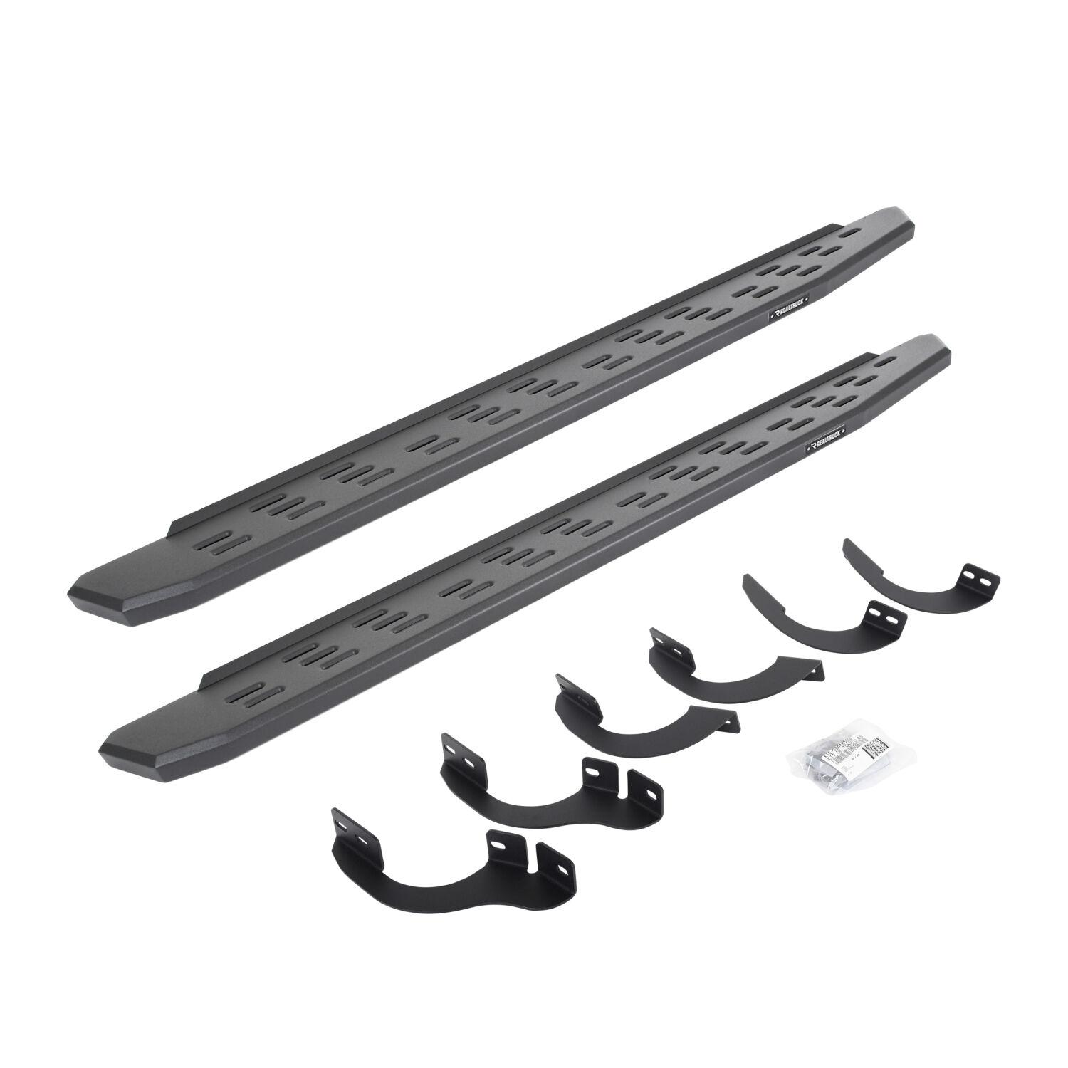 Go Rhino Rb30 Running Boards With Mounting Bracket Kit (2014-2023 Toyota 4Runner) - 69642568PC