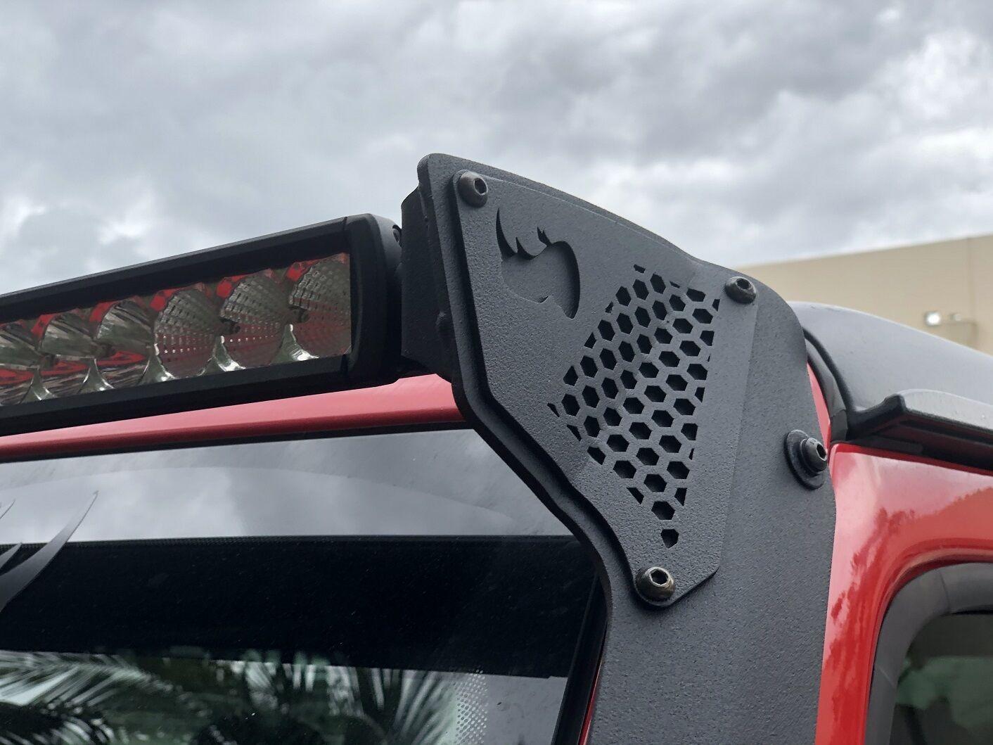 Go Rhino XE Windshield Light Bar Mount (Gladiator JT - 50" Single Row) - 730500T
