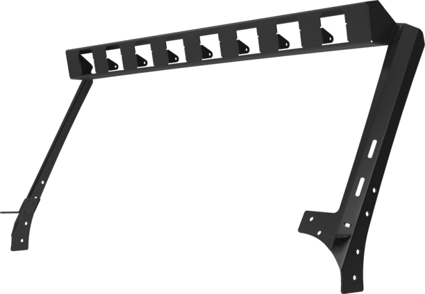 Go Rhino WLF Windshield Light Mount Frame (Wrangler JK - Eight 3” Cube Lights) - 738300T
