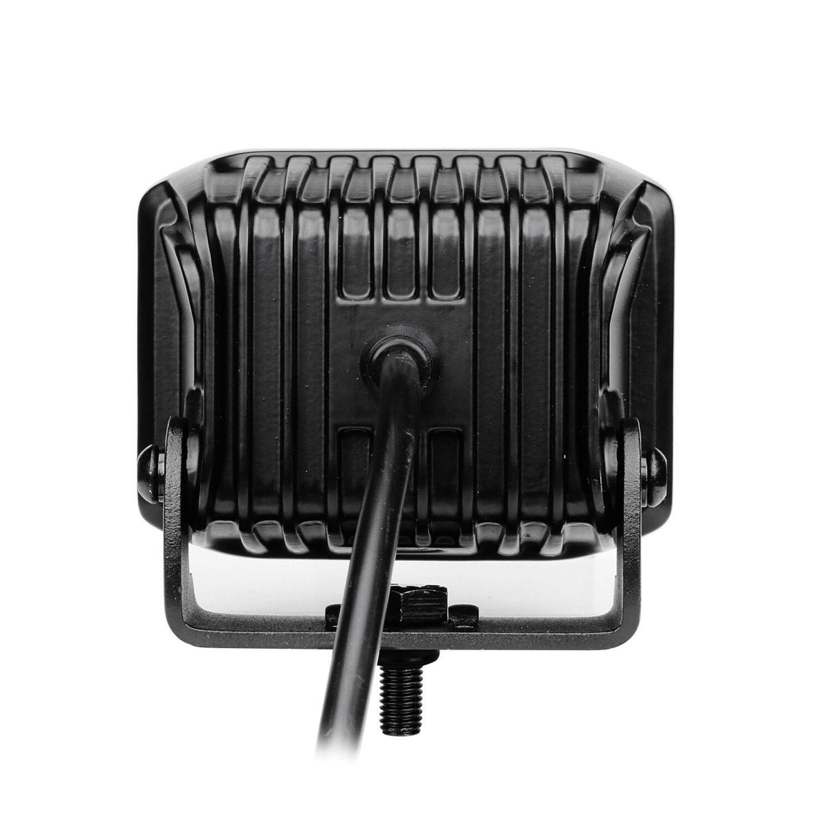 Go Rhino Blackout Series - Sideline 4X3 Led Cube Flood Lights, Pair - 750700321FCS