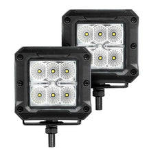 Go Rhino Bright Series - 3X3 Cube Led Flood Lights, Pair - 751803023FCS