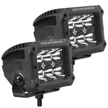 Go Rhino Bright Series - 4X3 Rectangular Led Spot Lights, Pair - 753003023SBS