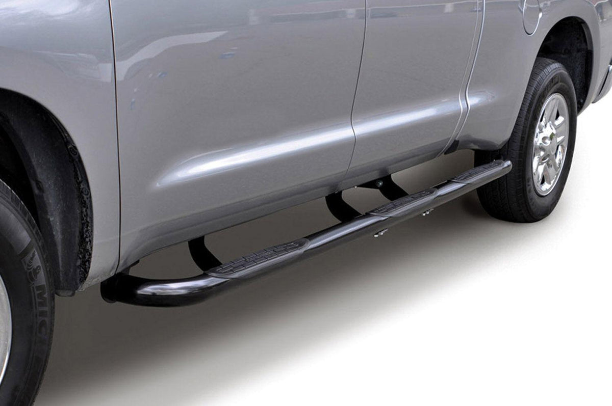 Go Rhino 6000 Series Side Steps W/Mounting Brackets Kit - One-Piece- Crew Cab - Short Bed - 61090B