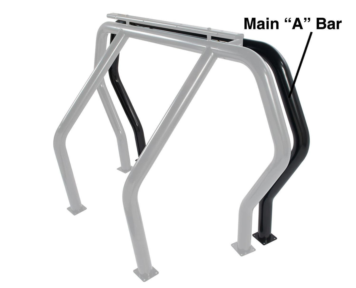 Go Rhino RHINO! Bed Bar (Front main "A" bar - Black) - 90001B