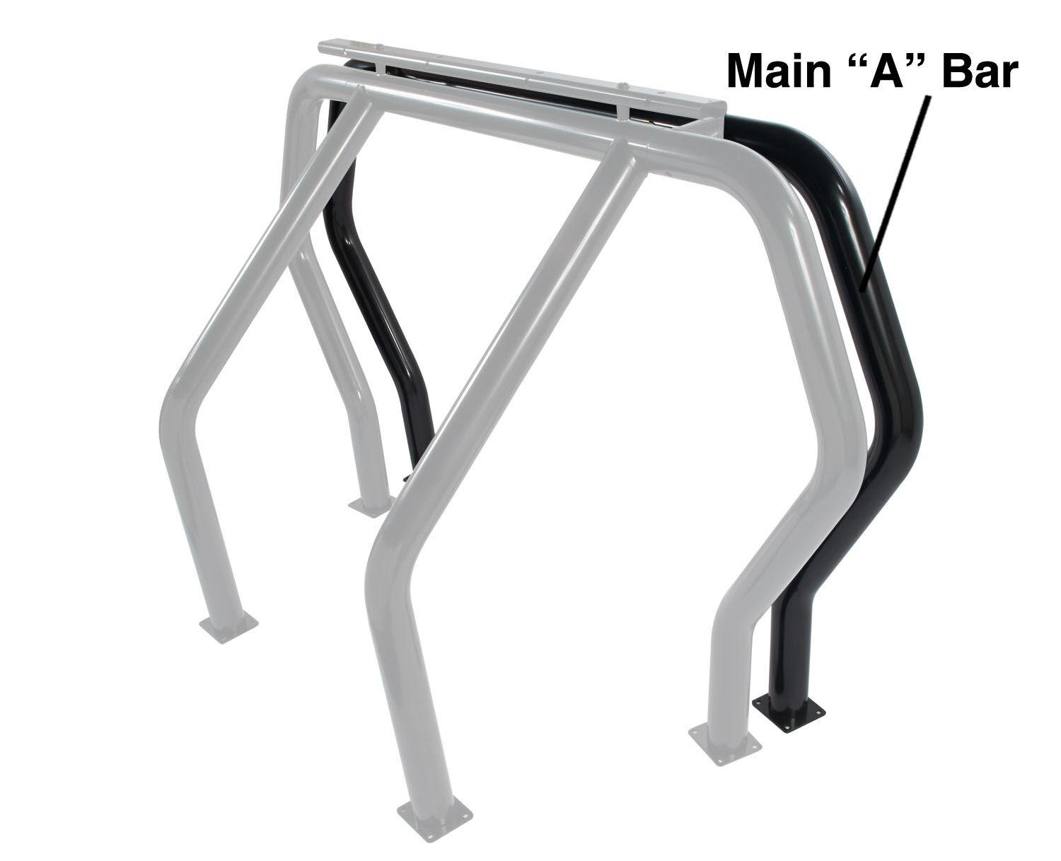 Go Rhino RHINO! Bed Bar (Front main "A" bar - Black) - 98001B
