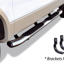 Go Rhino 5" OE Xtreme Composite Side Steps with Mounting Brackets Kit - Double Cab Only (2022 Tundra) - 685443580CC
