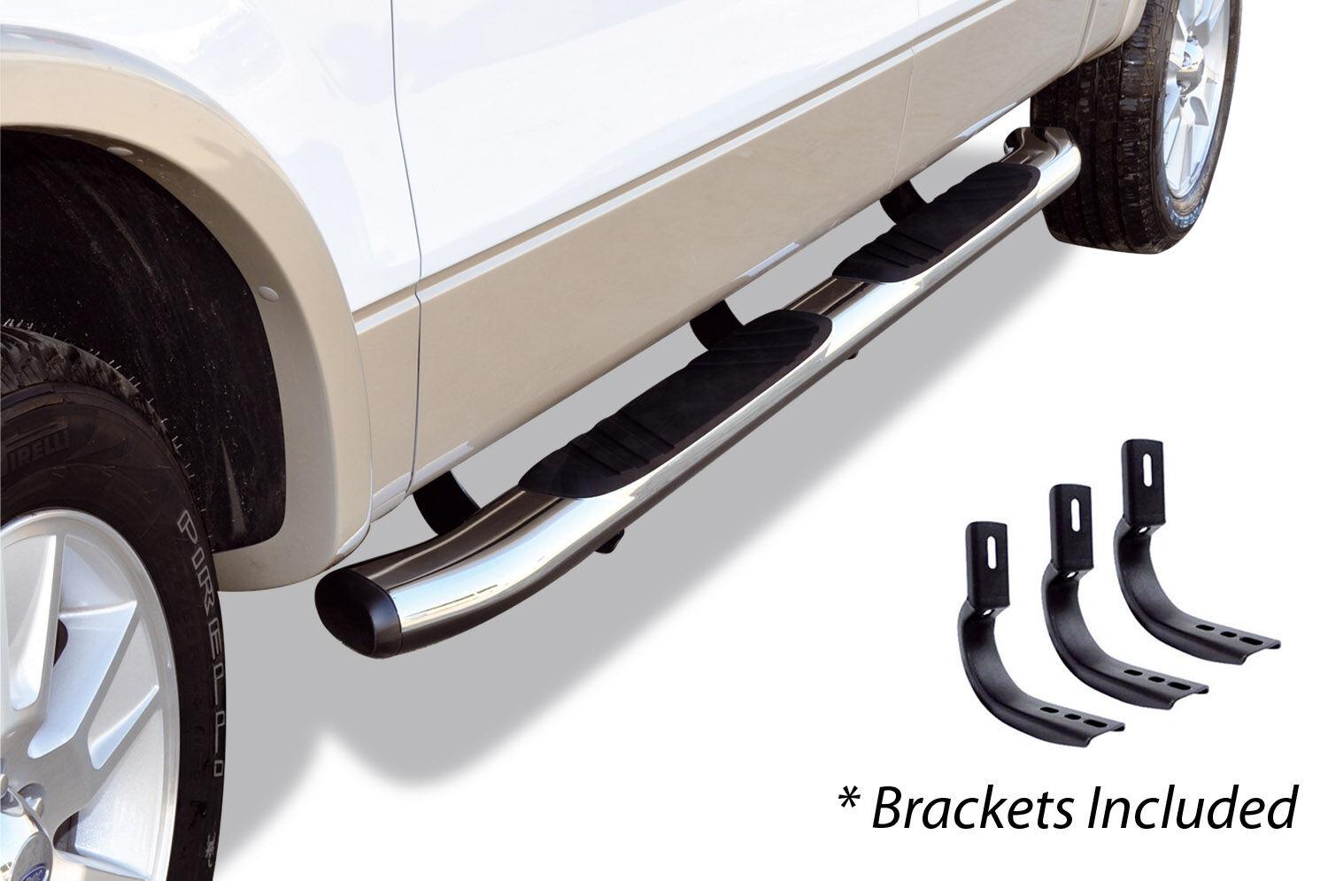 Go Rhino 5" OE Xtreme Composite Side Steps with Mounting Brackets Kit - Double Cab Only (2022 Tundra) - 685443580CC