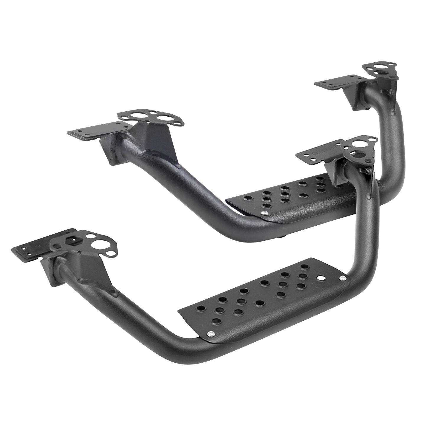 Go Rhino Dominator Extreme D6  Drop Steps (4" Drop down steps / straight  (Pair)) - D6410000T