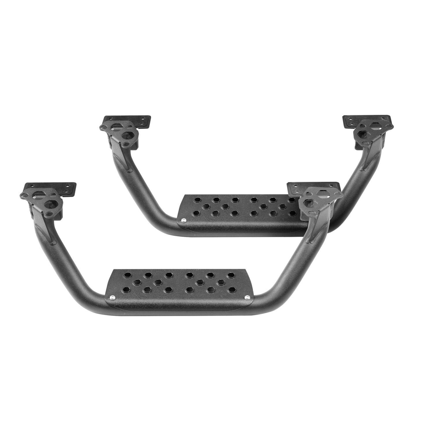 Go Rhino Dominator Extreme D6  Drop Steps (4" Drop down steps / straight  (Pair)) - D6410000T