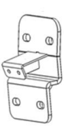 Go Rhino Dominator Xtreme D1 D2 D6 Dss Dt Side Steps - Mounting Brackets Only (2009-2023 1500, 1500 Classic, Ram 1500) - D64299TK