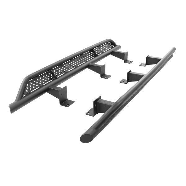 Go Rhino Frame Mounted Steel Sliders (2020-2023 Gladiator) - FS4516T
