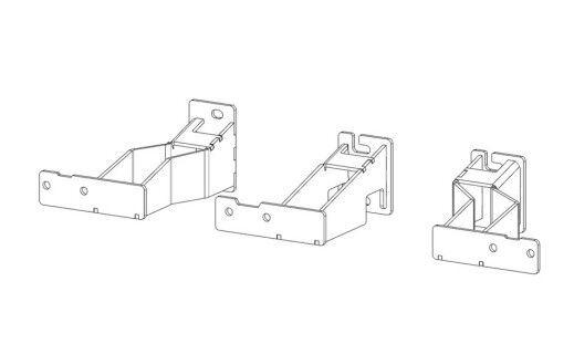 Go Rhino Dominator Xtreme Frame Slider - Mounting Brackets Only (2024-2026 Tacoma) - FSD4432TK