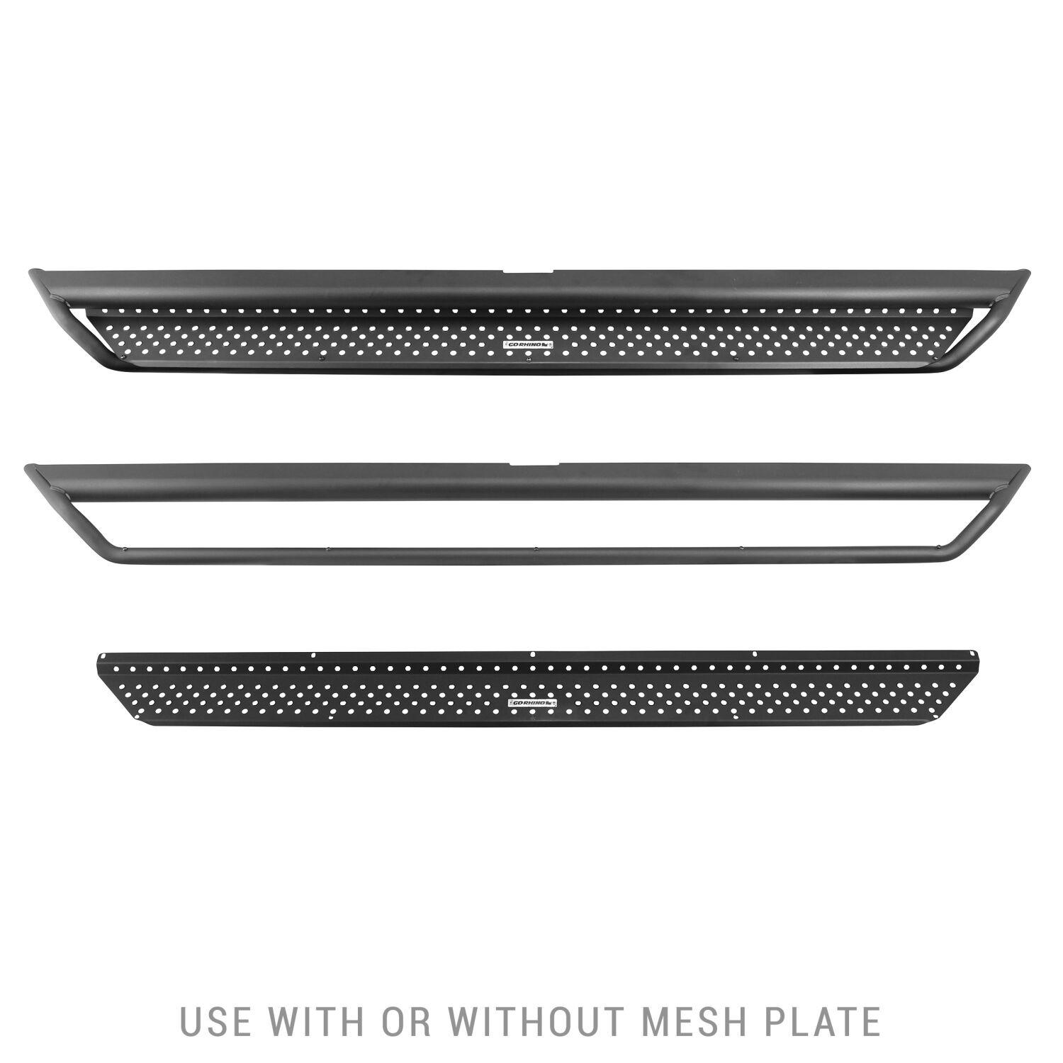 Go Rhino Dominator Xtreme D1 Side Steps - 73" Long - Boards Only (2007-2024 Wrangler JK, Wrangler, Bronco) - D10073T