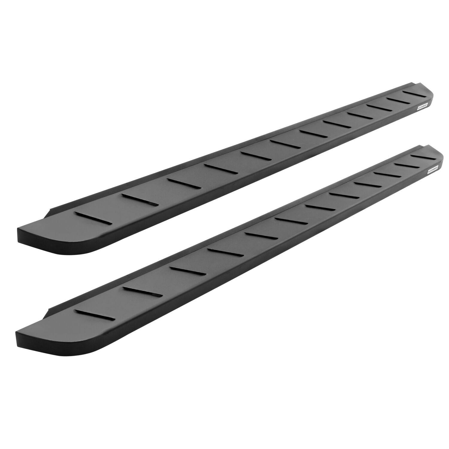 Go Rhino RB10 Running Boards with Mounting Brackets Kit -Textured Black-Double Cab Only (2022 Tundra) - 63443580PC