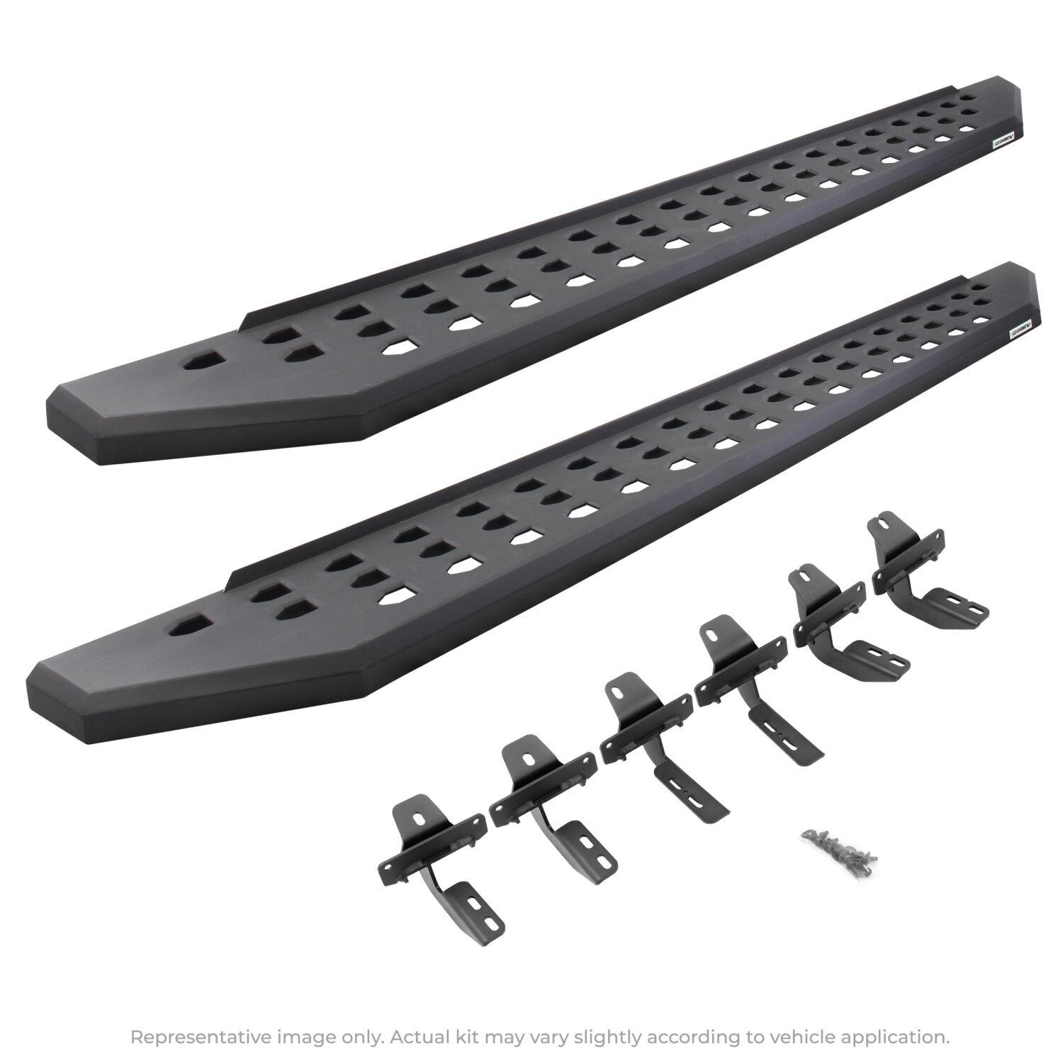 Go Rhino Rb20 Running Boards With Mounting Brackets Kit (2019-2024 Ranger) - 69036880PC