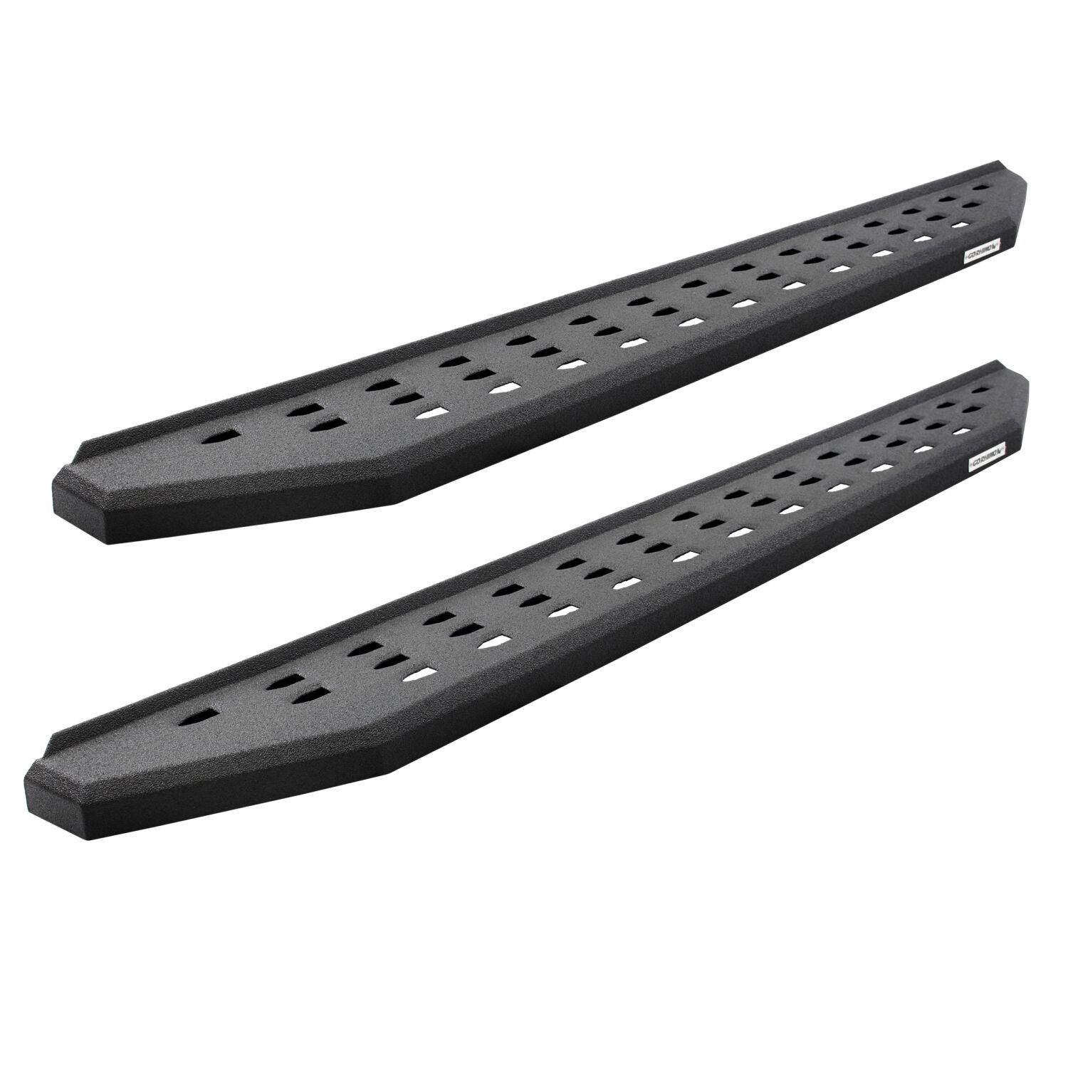 Go Rhino RB20 Running Boards w Mounting Brackets, 2 Pairs of Drop Steps Kit- Double Cab (2022 Tundra) - 6944358020T