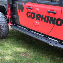 Go Rhino RB20 Slim Line Running Boards with Mounting Brackets Kit - Bedliner Coating (2020-2022 Gladiator) - 69451687ST