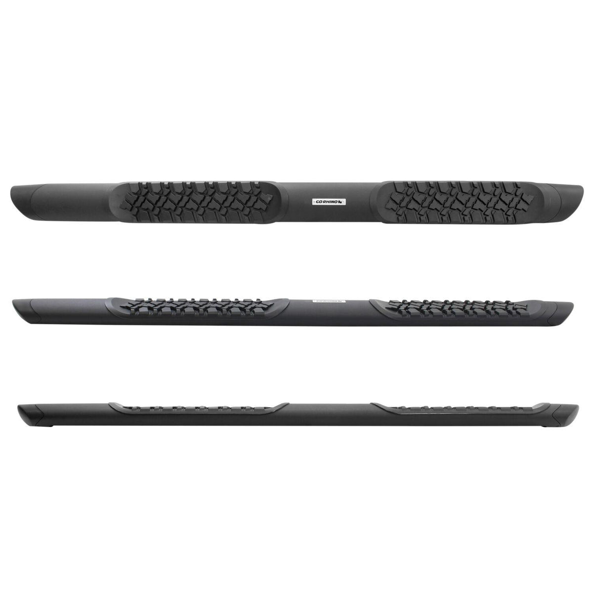 Go Rhino V-Series V3 Aluminum Side Steps - 68" long - Bars only (2007-2018 Wrangler JK, Wrangler) - V300068T