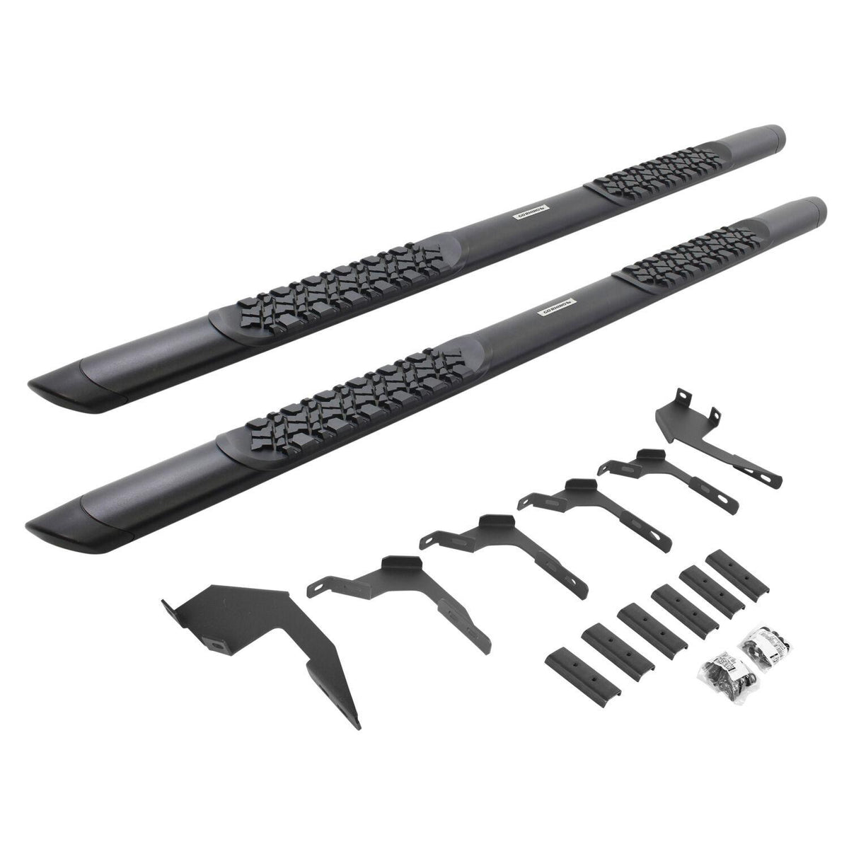 Go Rhino V-Series V3 Aluminum Side Steps and Mounting Brackets Kit -Textured Black (2019-2022 Ranger) - V3306880T