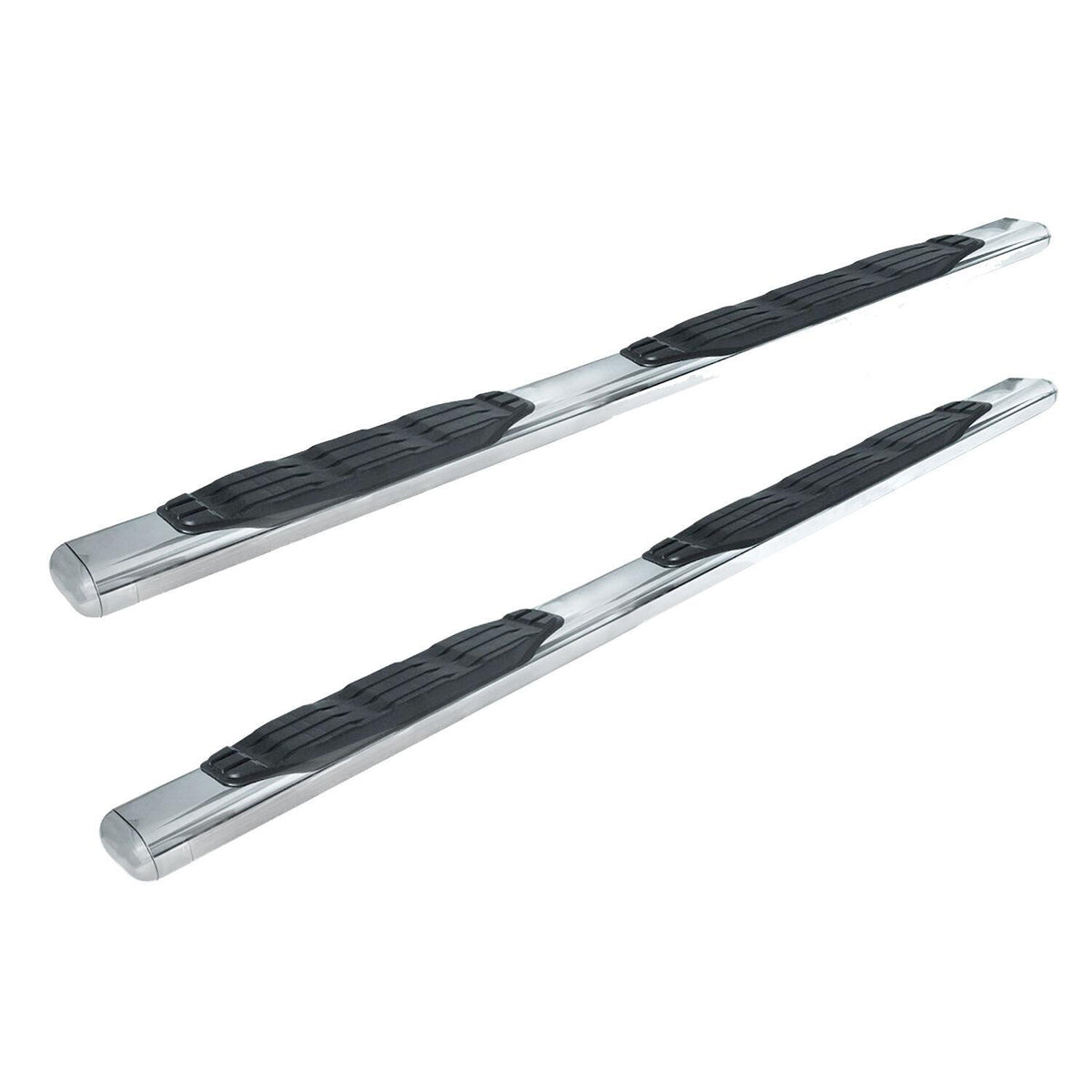 Go Rhino 5" 1000 Series  Oval Side Steps - Polished Stainless Finish - Bars only - 10580PS